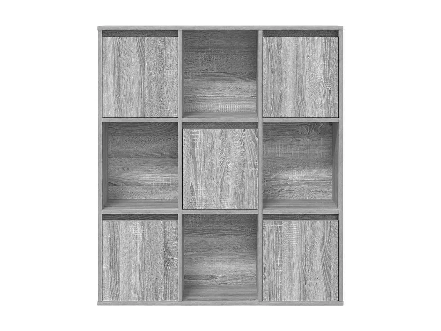 Libreria | Scaffale | Mobile di stoccaggio Grigio Sonoma 89x24x101,5 cm in Legno Multistrato