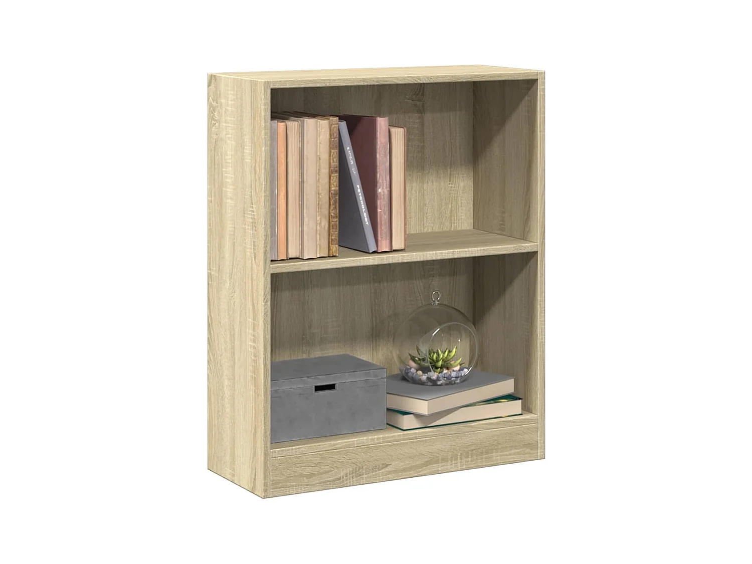 Bibliothèque | Etagère de rangement | Meuble de rangement Chêne sonoma 60x24x76 cm Bois d'ingénierie