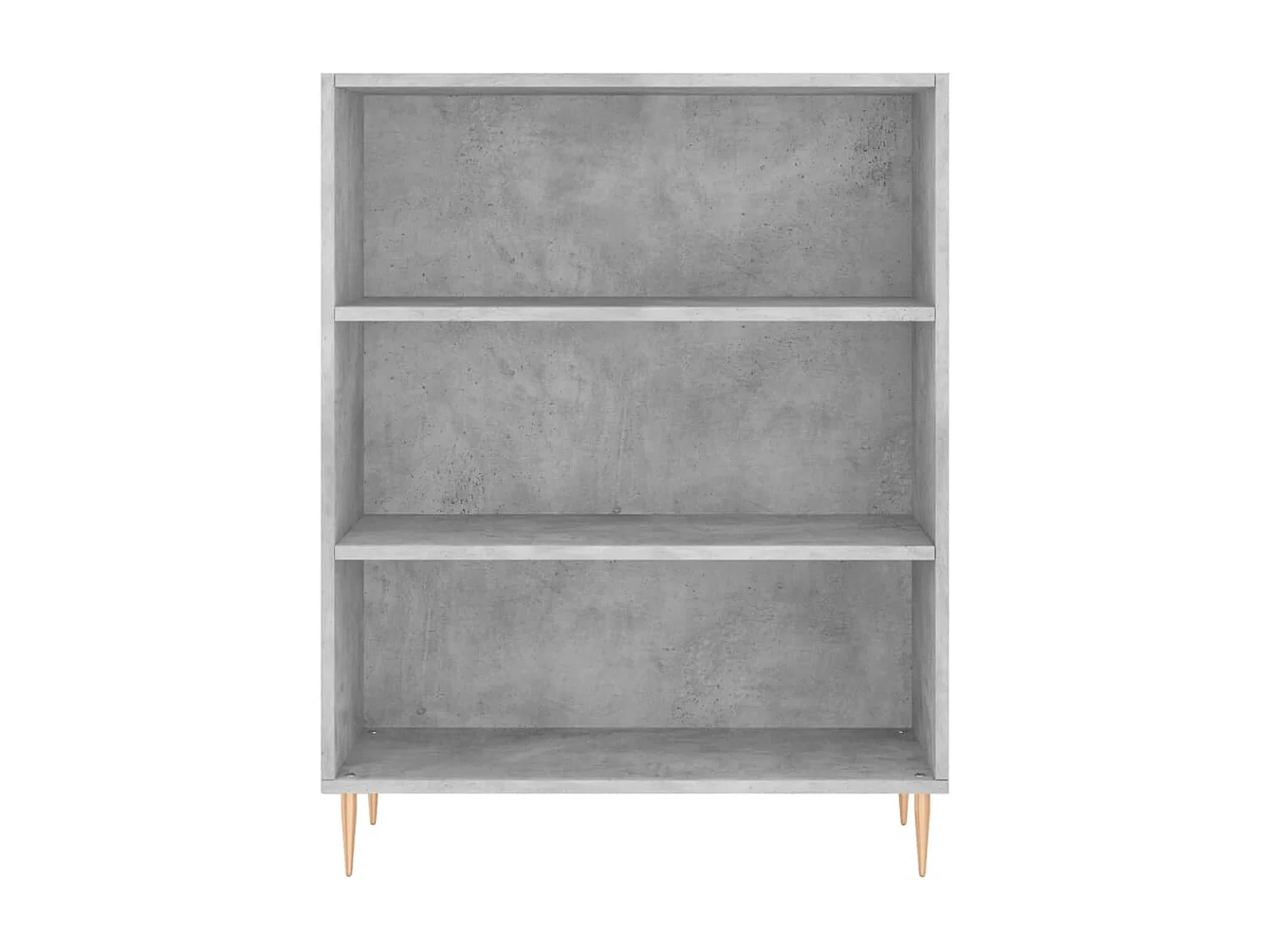 Libreria | Scaffale | Mobile di stoccaggio Grigio Cemento 69,5x32,5x90 cm in Legno Multistrato