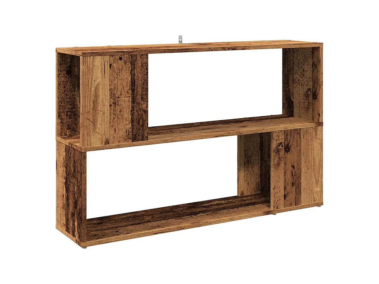 Bibliothèque | Etagère de rangement | Meuble de rangement vieux bois 100x24x63 cm bois d'ingénierie