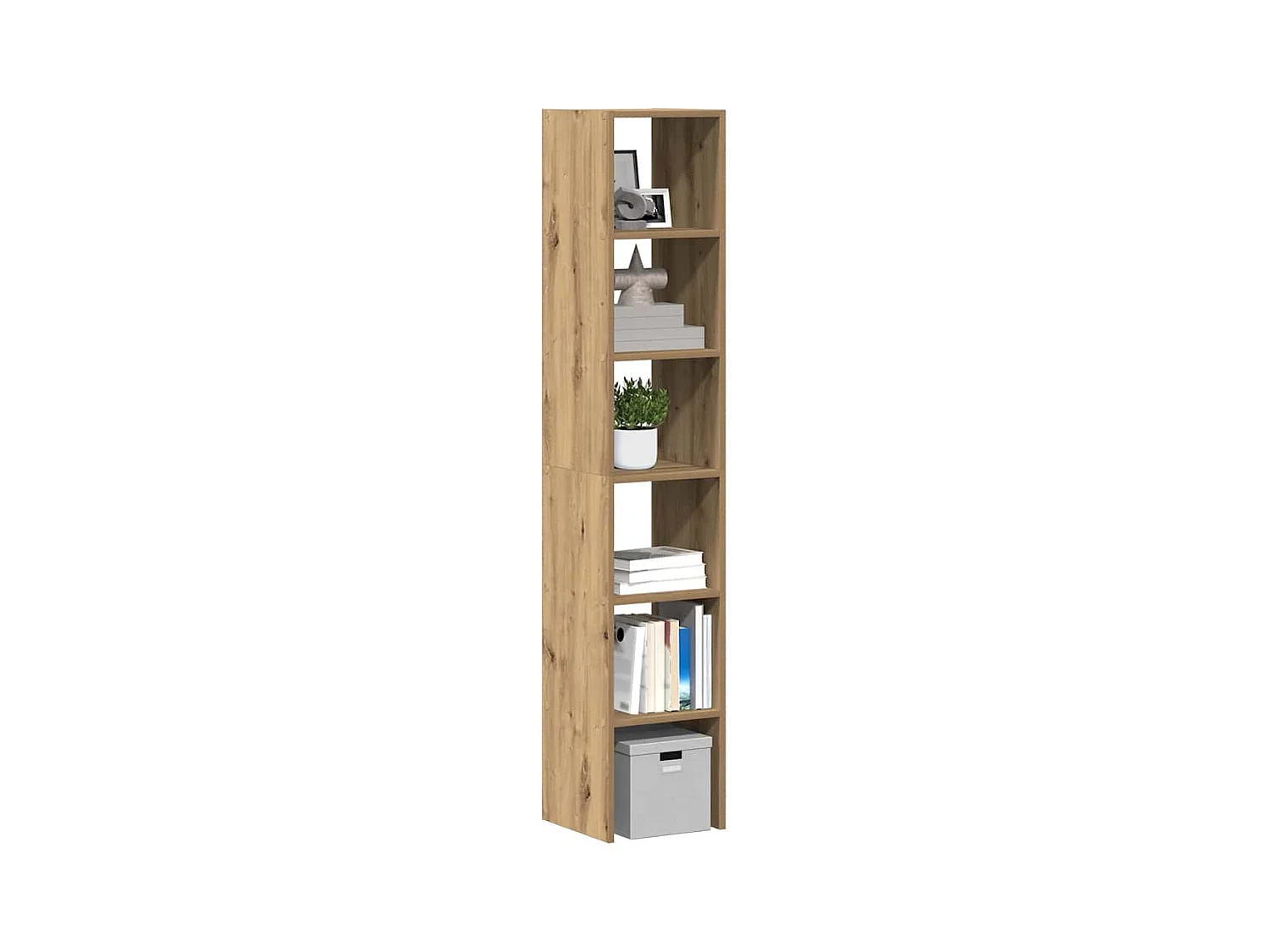 Bibliothèques | Etagère de rangement | Meuble de rangement 2 pcs empilable chêne artisanal bois d'ingénierie
