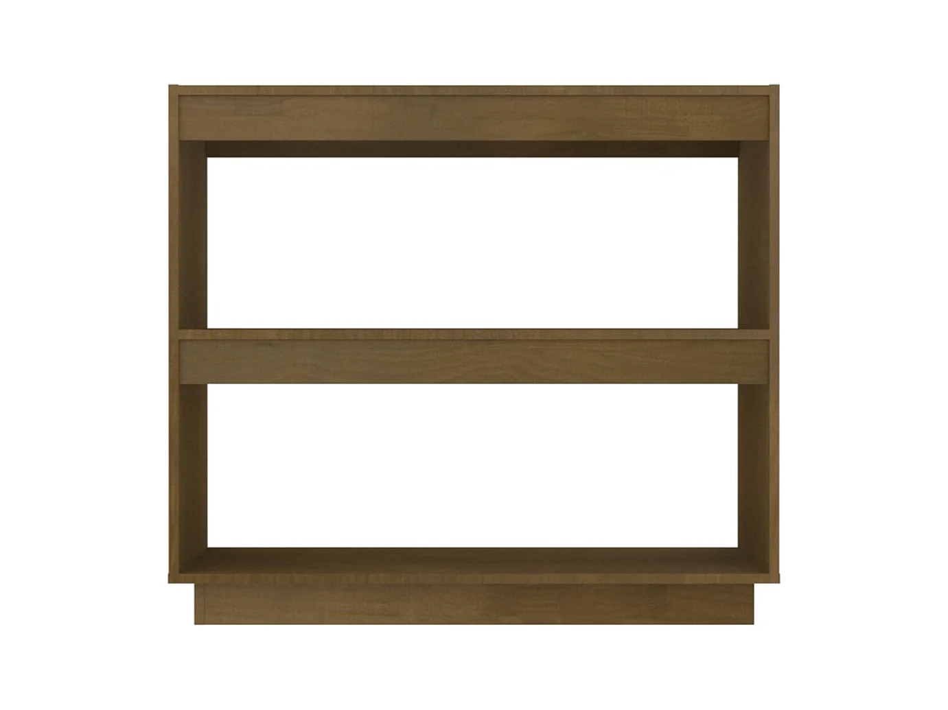 Bibliothèque | Etagère de rangement | Meuble de rangement Marron miel 80x35x71 cm Bois de pin massif