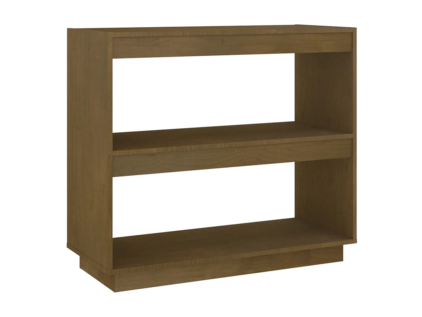 Libreria | Scaffale | Mobile di stoccaggio Marrone ambra 80x35x71 cm in Legno Massello di Pino