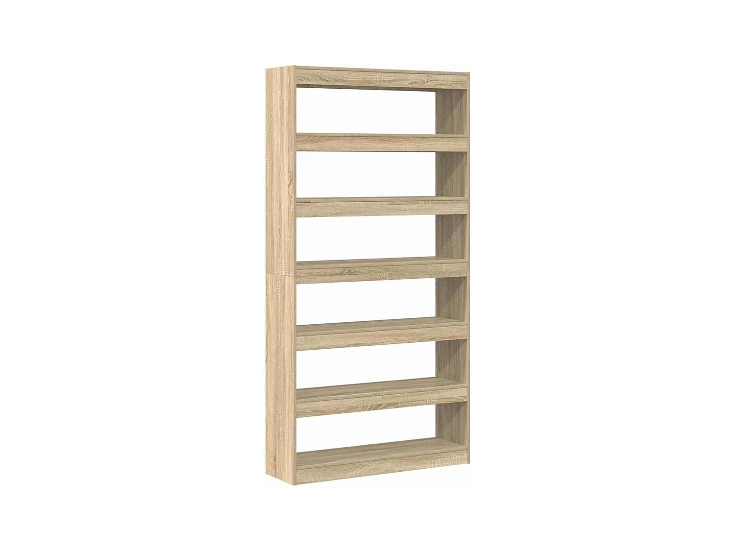 Bibliothèque | Etagère de rangement | Meuble de rangement Chêne Sonoma Bois d'ingénierie 100 x 30 x 198 cm