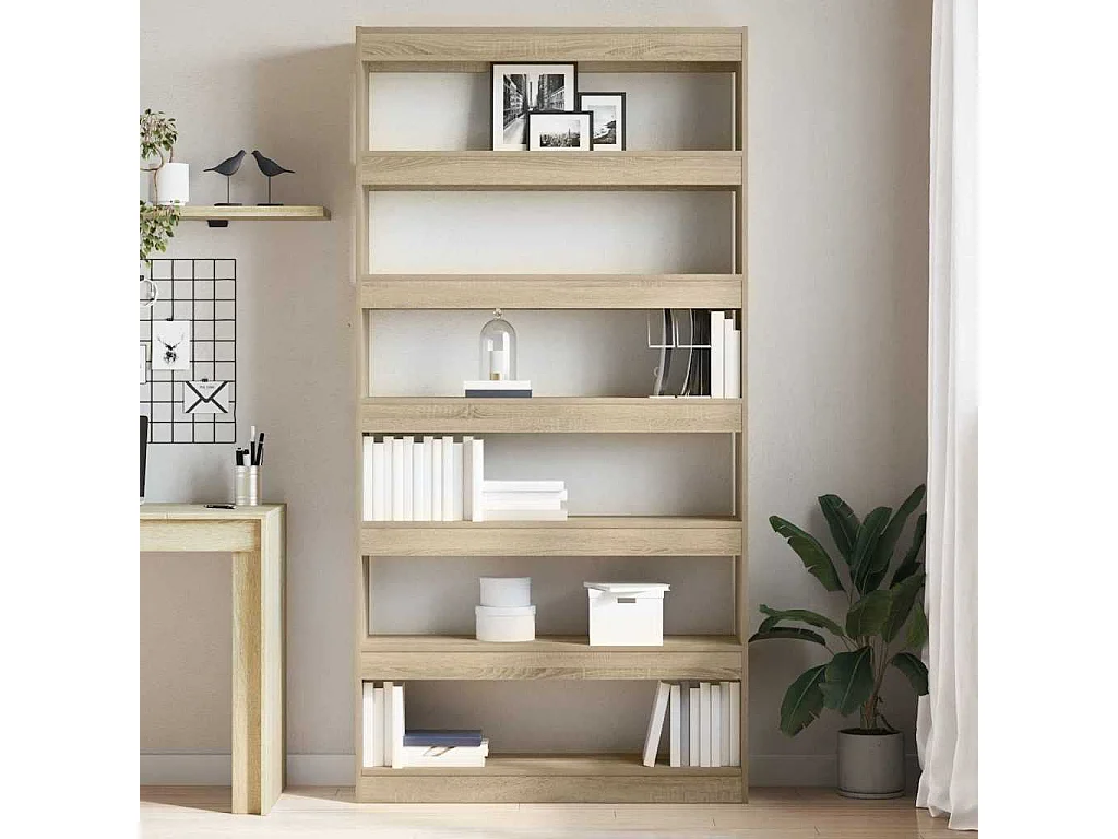 Libreria | Scaffale | Mobile di stoccaggio Quercia Sonoma Legno Ingegnerizzato 100 x 30 x 198 cm