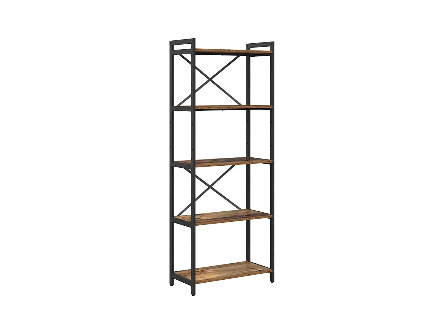 Bibliothèque | Etagère de rangement | Meuble de rangement Bois ancien 60 x 30 x 153 cm Bois d'ingénierie