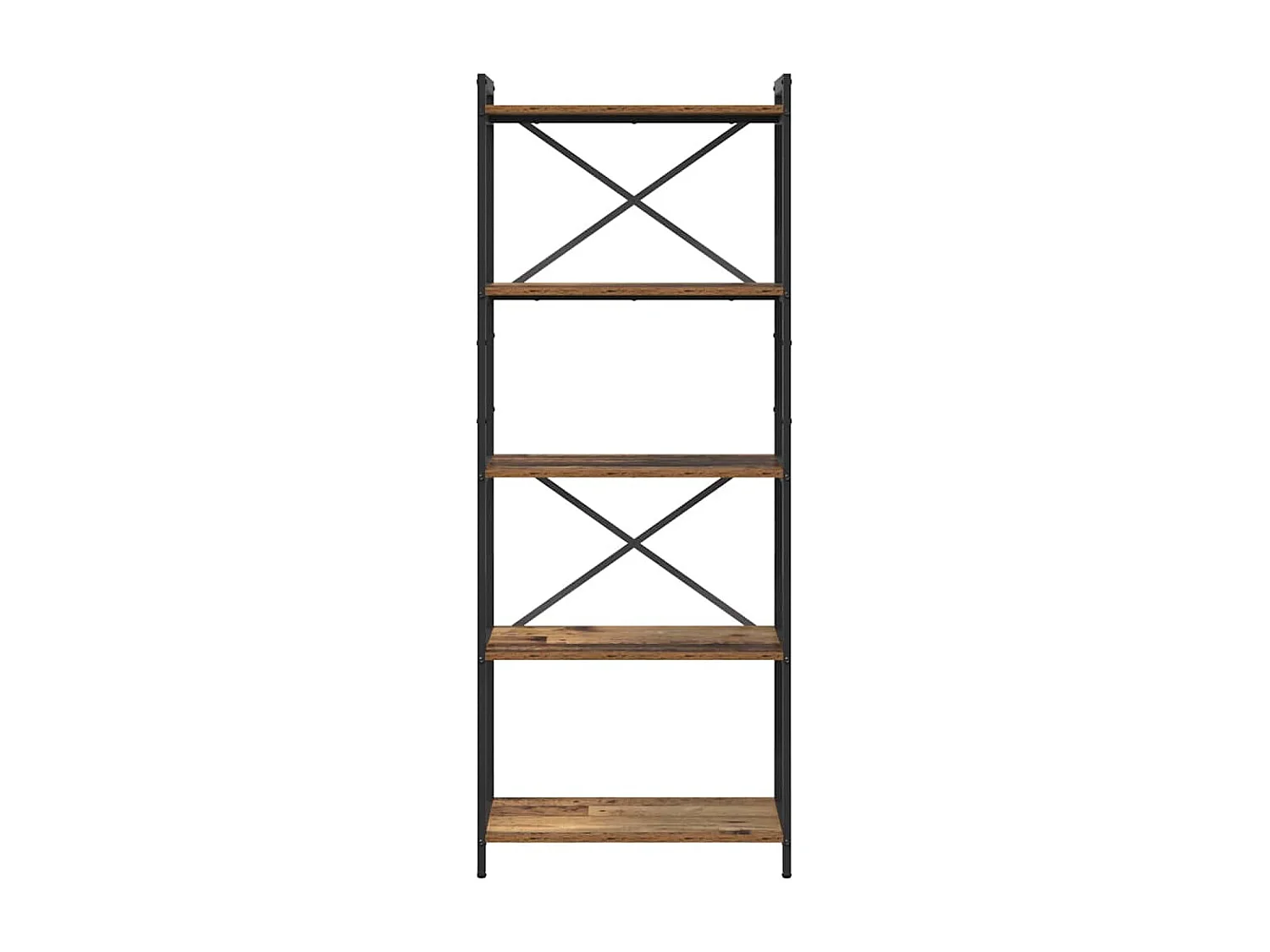 Libreria | Scaffale | Mobile di stoccaggio Legno vecchio 60 x 30 x 153 cm Legno multistrato