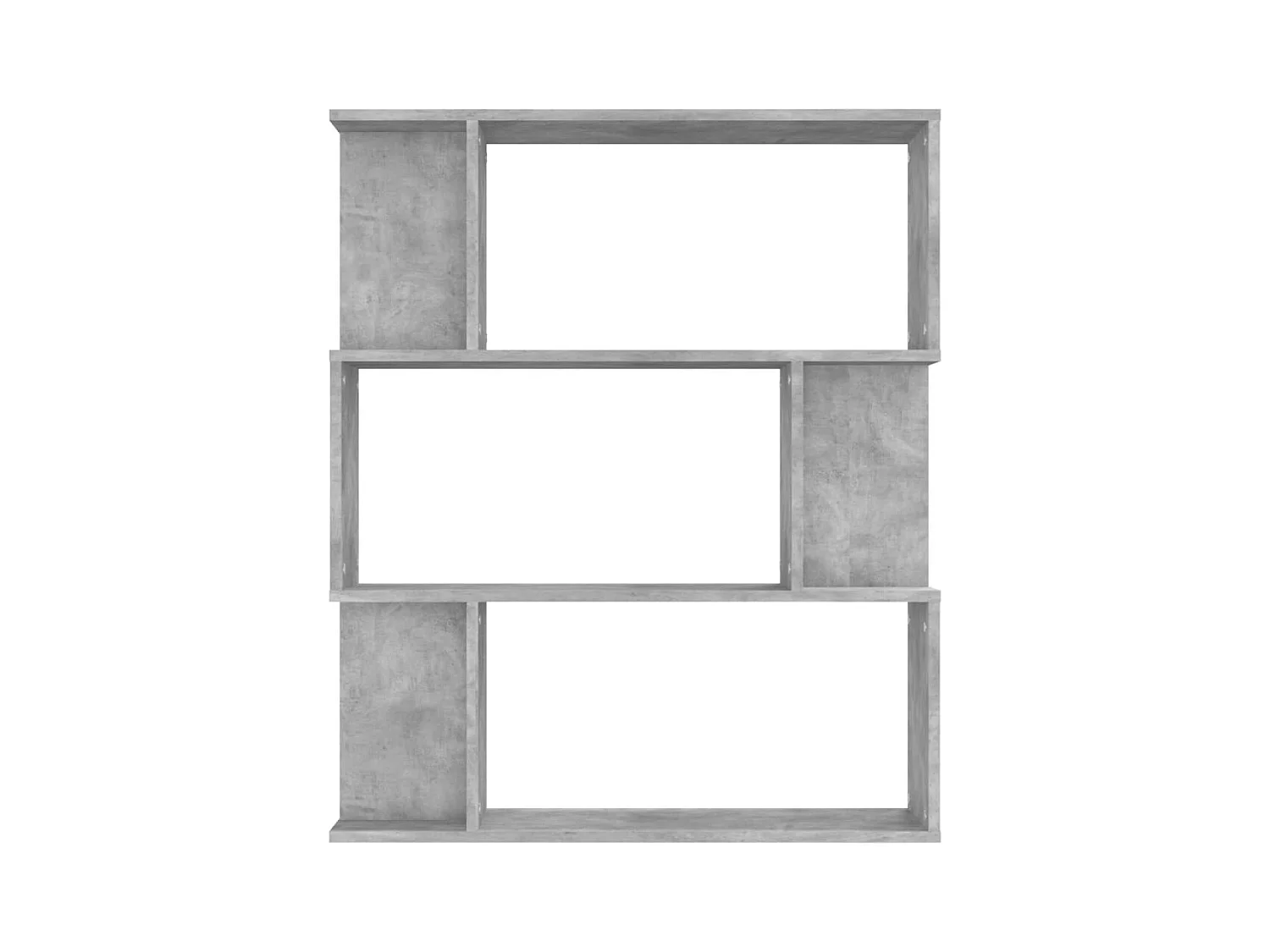 Bibliothèque | Etagère de rangement | Meuble de rangement Gris béton Bois d’ingénierie