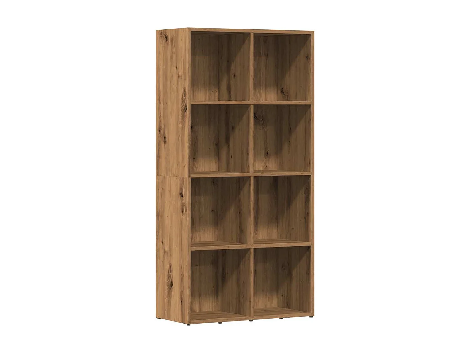 Libreria | Scaffale | Mobile di stoccaggio Rovere Artigianale 66x30x130 cm Legno Multistrato