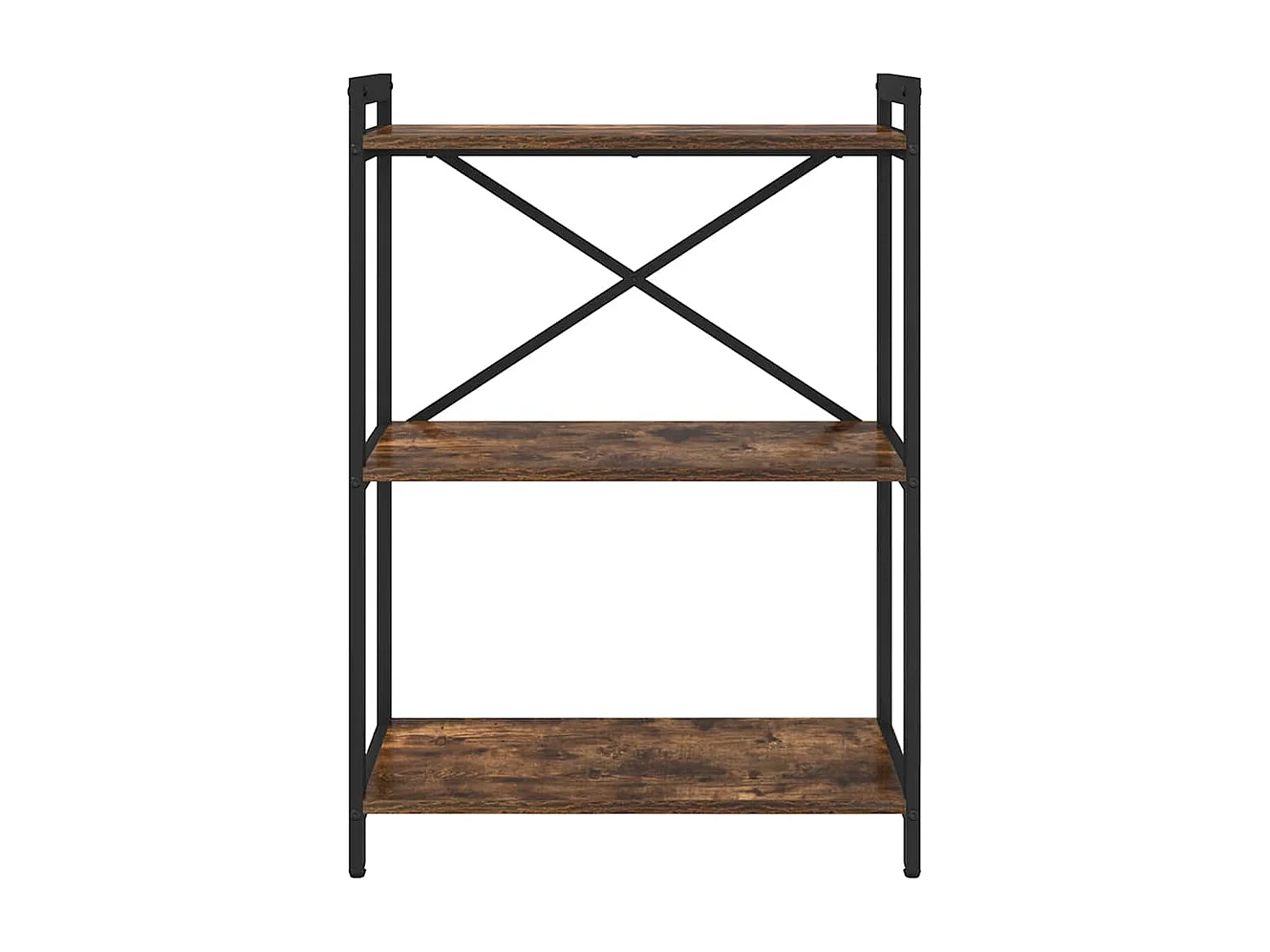 Libreria | Scaffale | Mobile di stoccaggio Rovere fumo 60 x 30 x 83 cm Legno multistrato