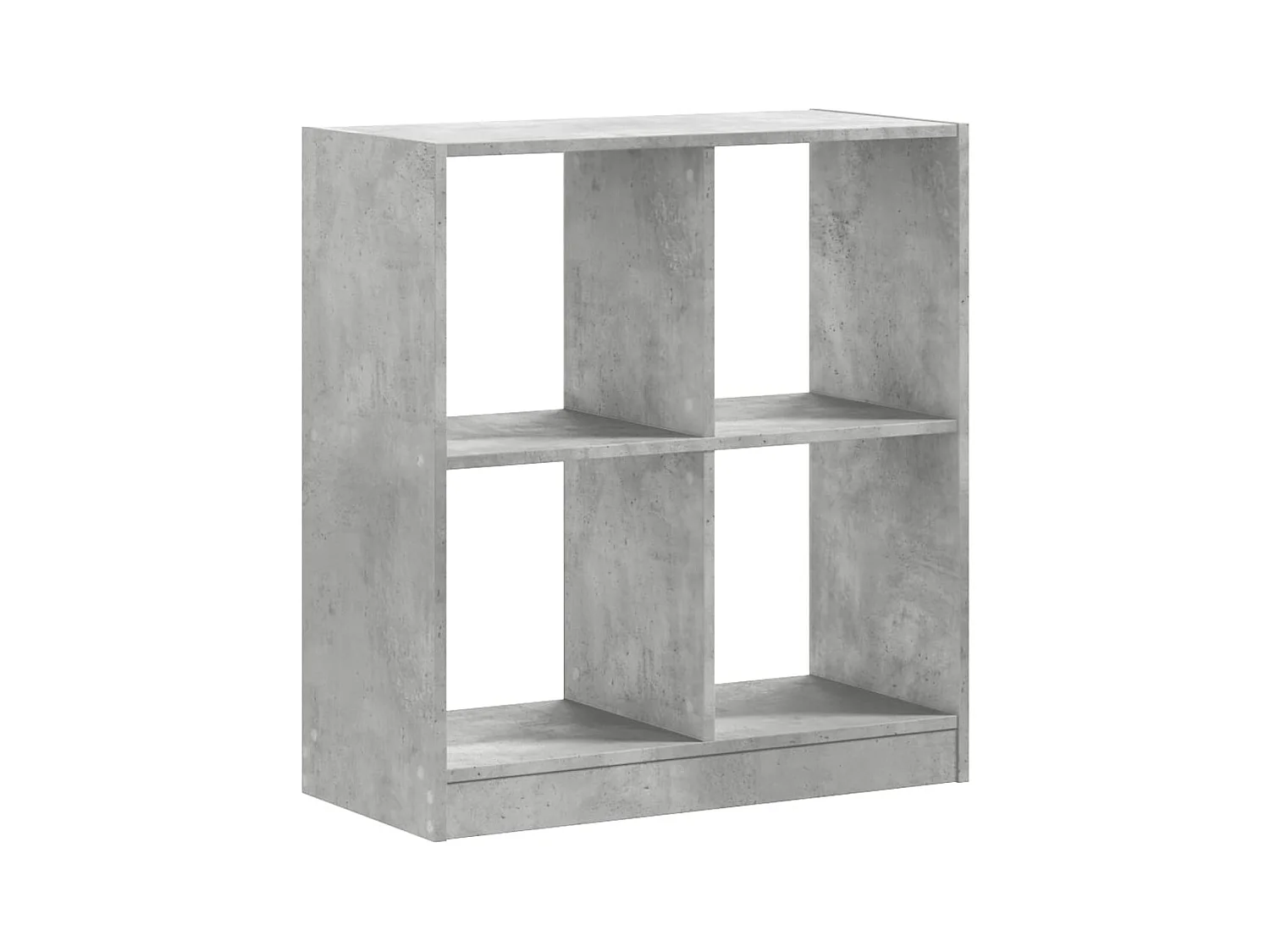 Bibliothèque | Etagère de rangement | Meuble de rangement gris béton 68,5x32x75 cm bois d'ingénierie