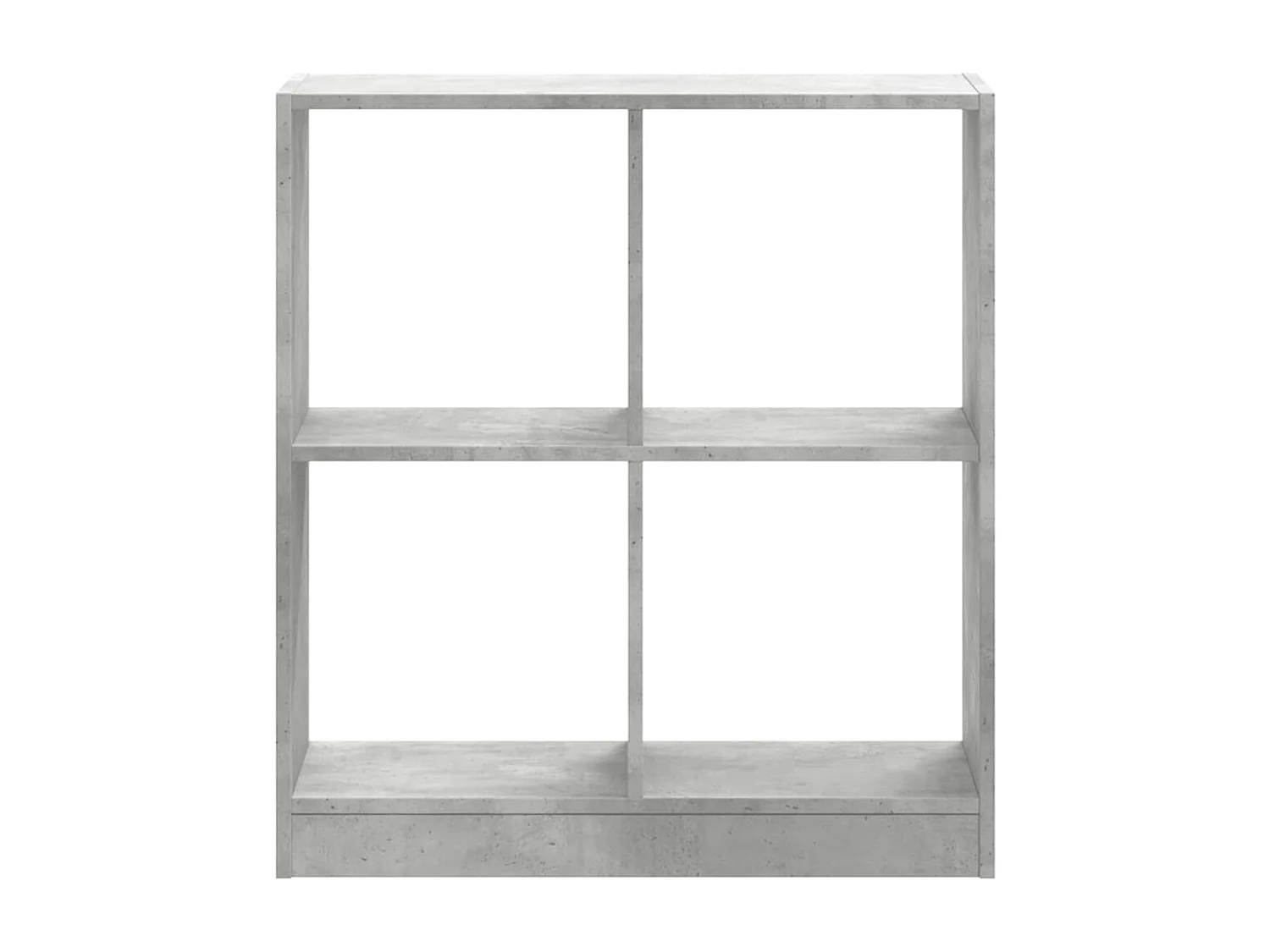Libreria | Scaffale | Mobile di stoccaggio Grigio Cemento 68,5x32x75 cm in Legno Multistrato