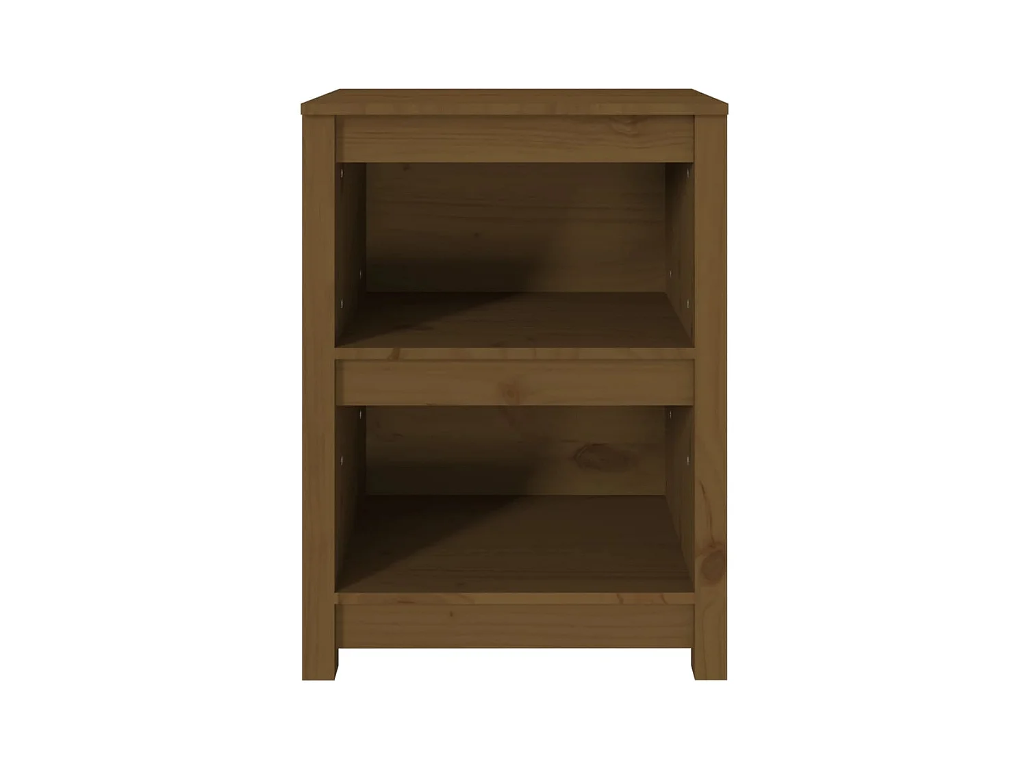 Bibliothèque | Etagère de rangement | Meuble de rangement Marron miel 50x35x68 cm Bois de pin massif