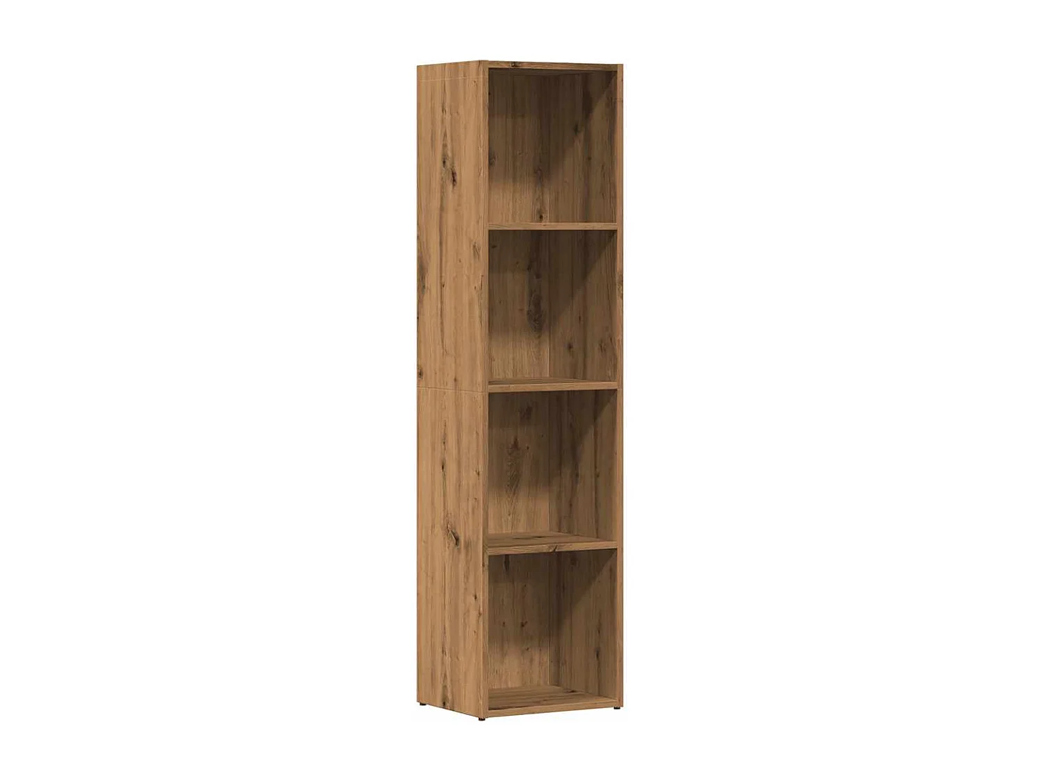 Libreria | Scaffale | Mobile di stoccaggio Rovere Artigianale 36x30x143 cm Legno Multistrato