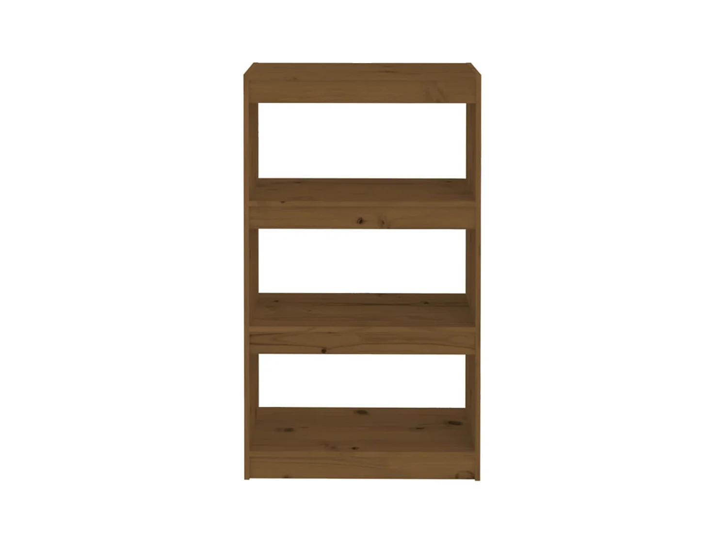 Bibliothèque | Etagère de rangement | Meuble de rangement Marron miel 60x30x103,5 cm Pin