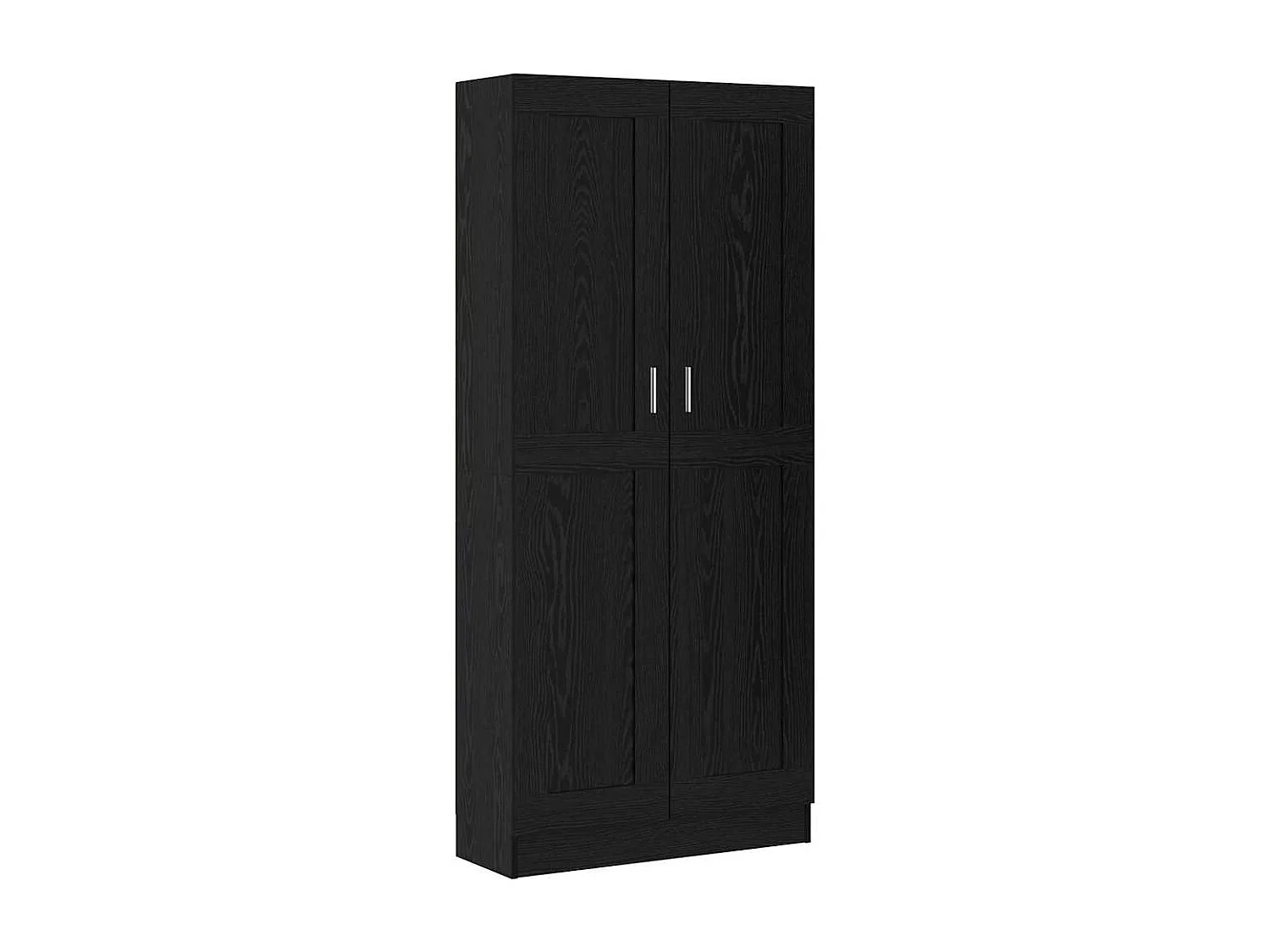 Bibliothèque | Etagère de rangement | Meuble de rangement Chêne noir 82.5 x 30.5 x 185 cm Bois d'ingénierie