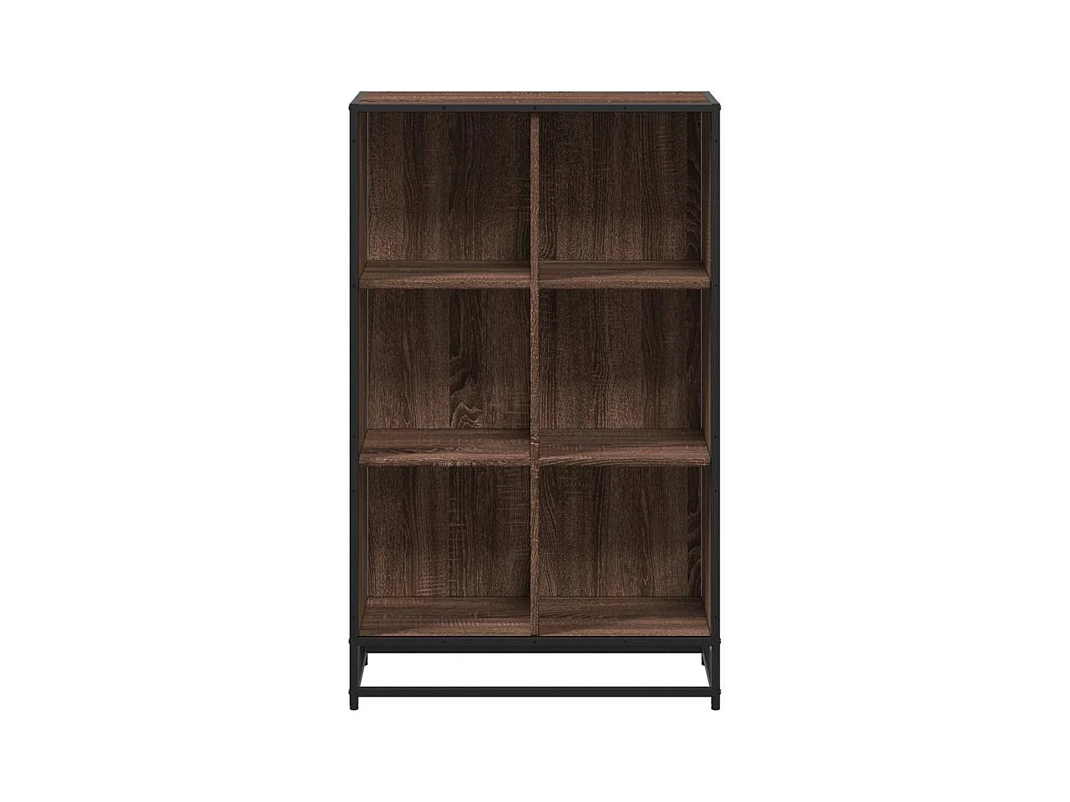 Bibliothèque | Etagère de rangement | Meuble de rangement chêne marron 65,5x33x107,5 cm bois d'ingénierie