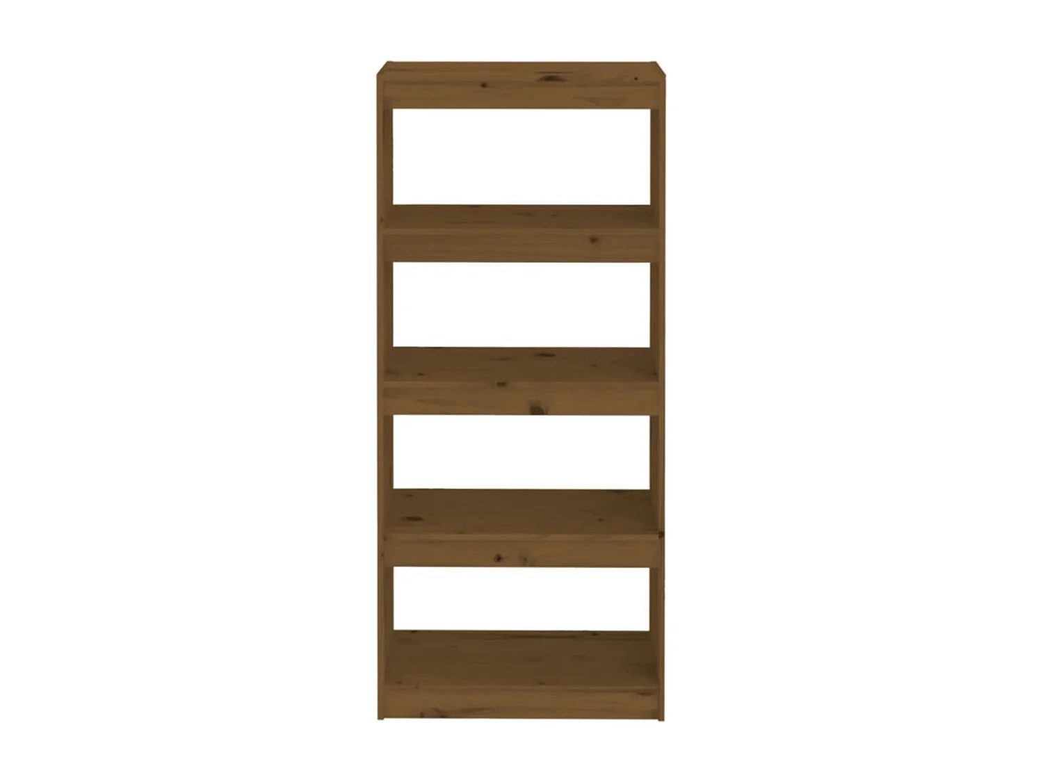 Libreria | Scaffale | Mobile di stoccaggio Divisorio Ambra 60x30x135,5cm Legno Massello di Pino