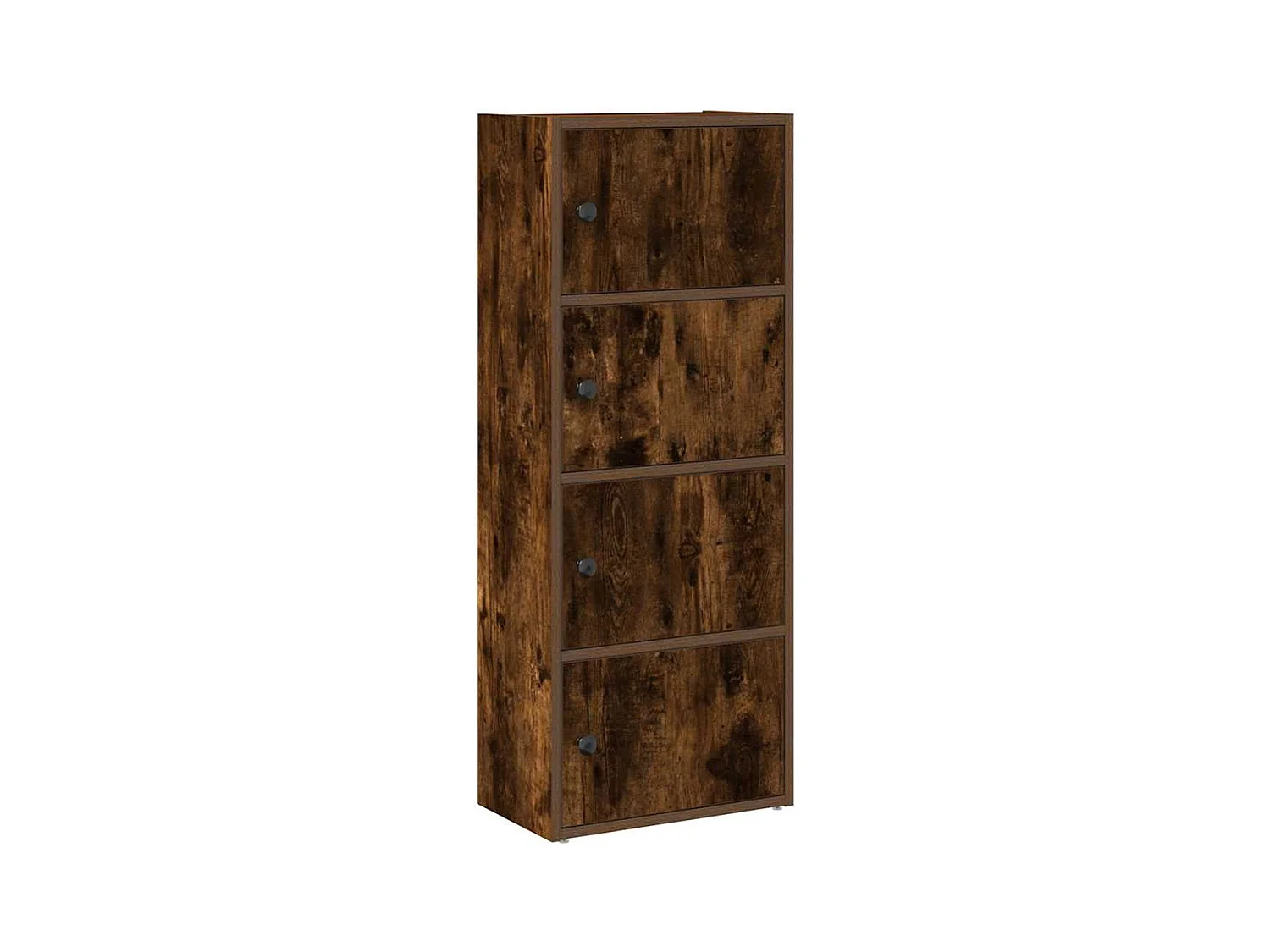 Bibliothèque | Etagère de rangement | Meuble de rangement chêne fumé 40x24x102 cm bois d'ingénierie
