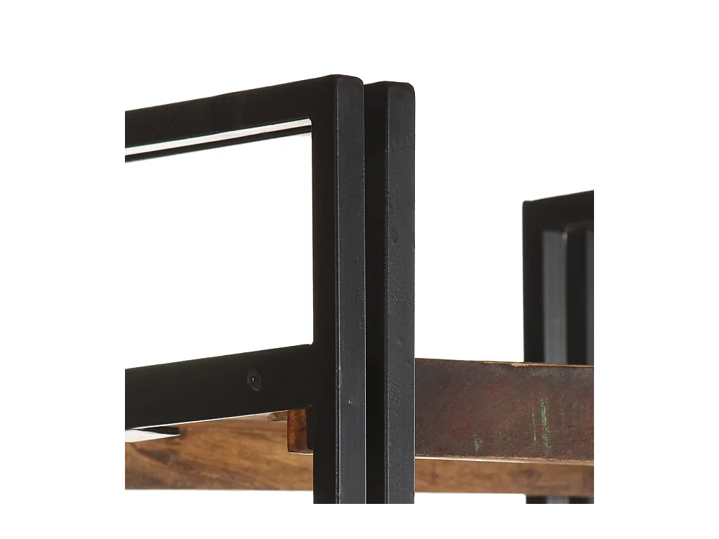 Libreria | Scaffale | Mobile di stoccaggio a 5 Ripiani 40x30x180cm in Massello di Recupero