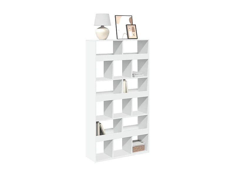 Bibliothèque | Etagère de rangement | Meuble de rangement blanc 100x33x187,5 cm bois d'ingénierie