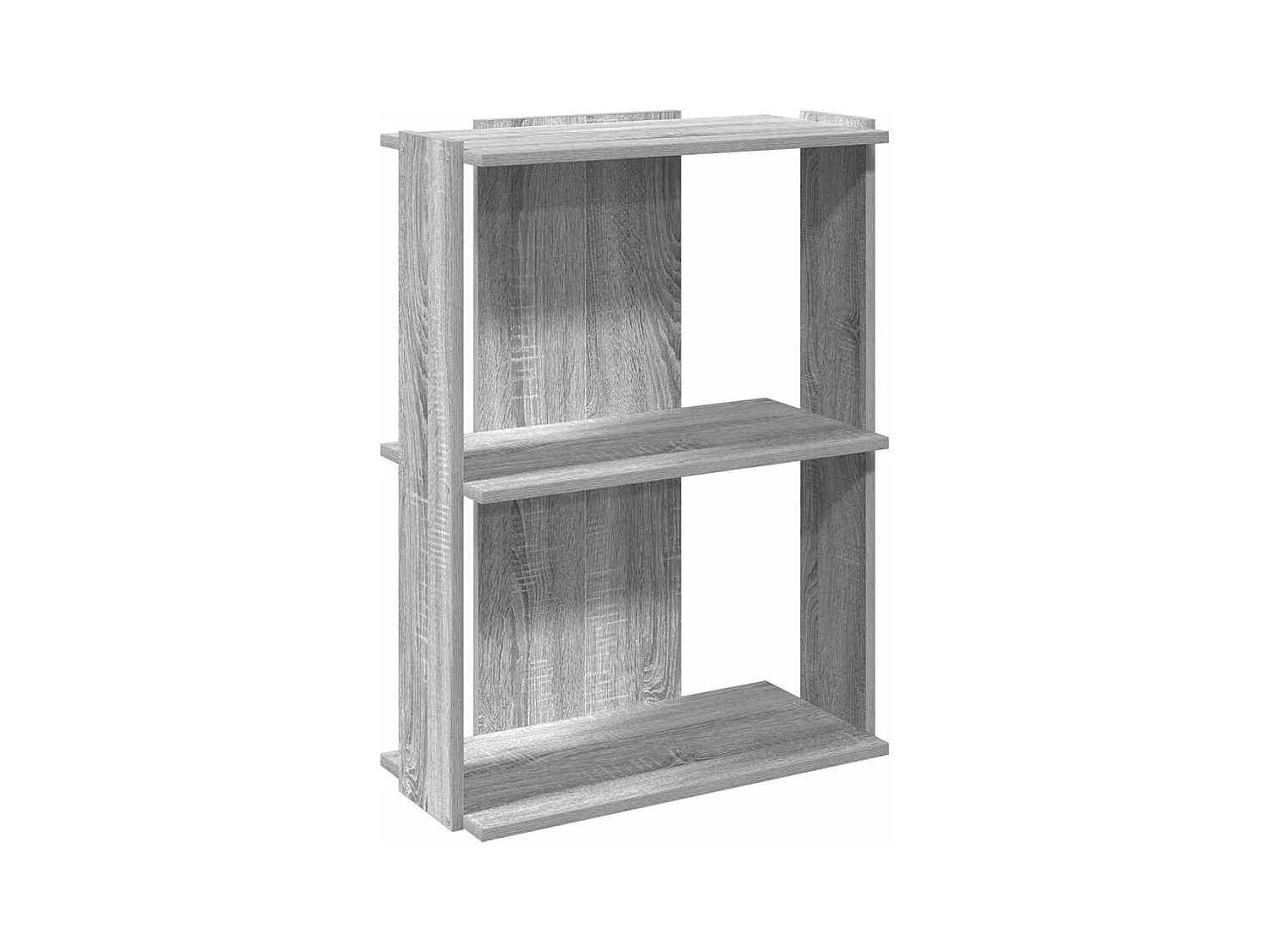 Bibliothèque | Etagère de rangement | Meuble de rangement 3 niveaux sonoma gris 60x30x80cm bois d'ingénierie