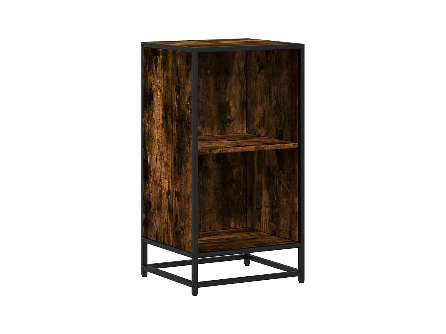 Bibliothèque | Etagère de rangement | Meuble de rangement chêne fumé 40x35x76 cm bois d'ingénierie