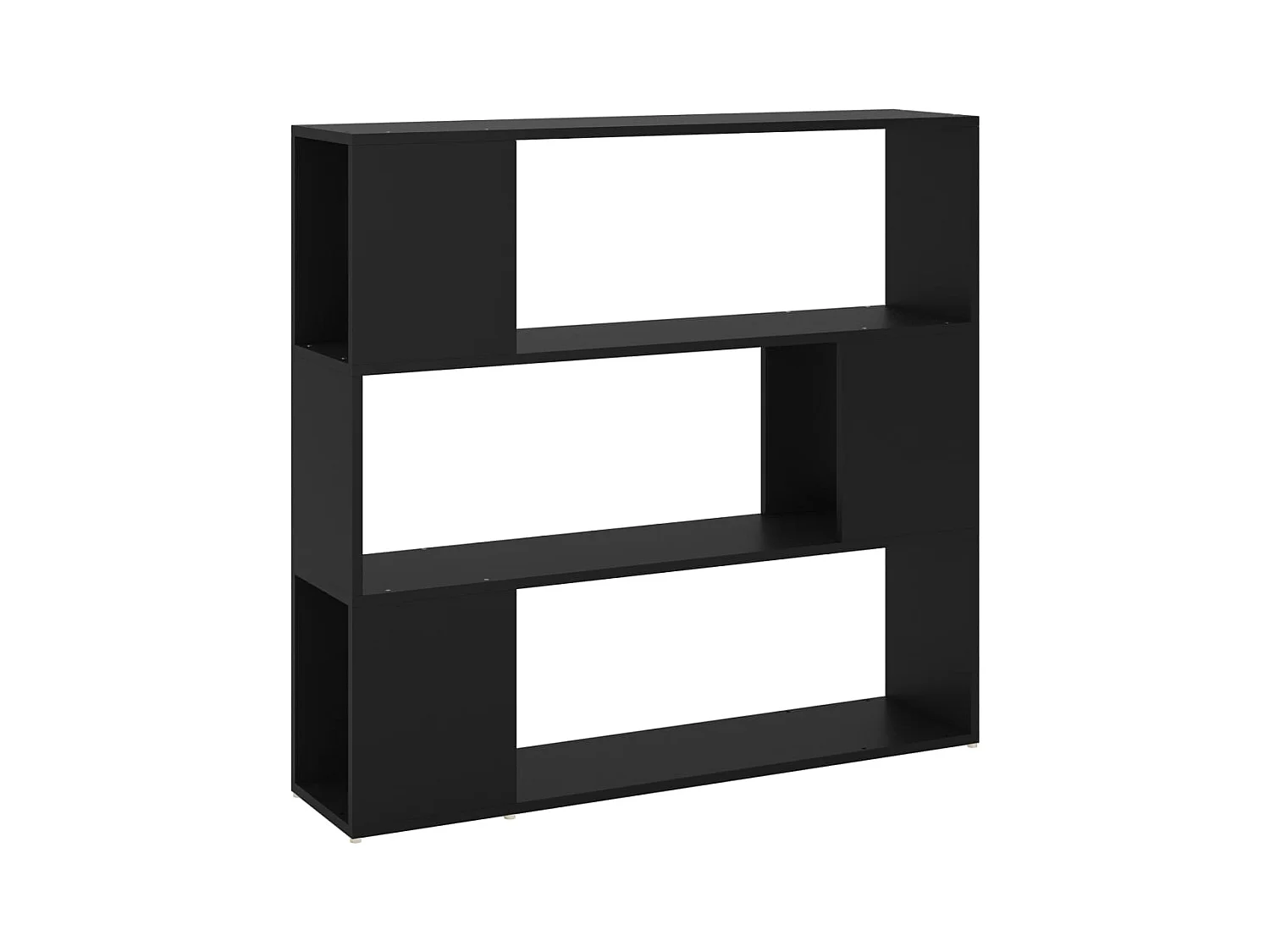 Bibliothèque | Etagère de rangement | Meuble de rangement Noir 100x24x94 cm