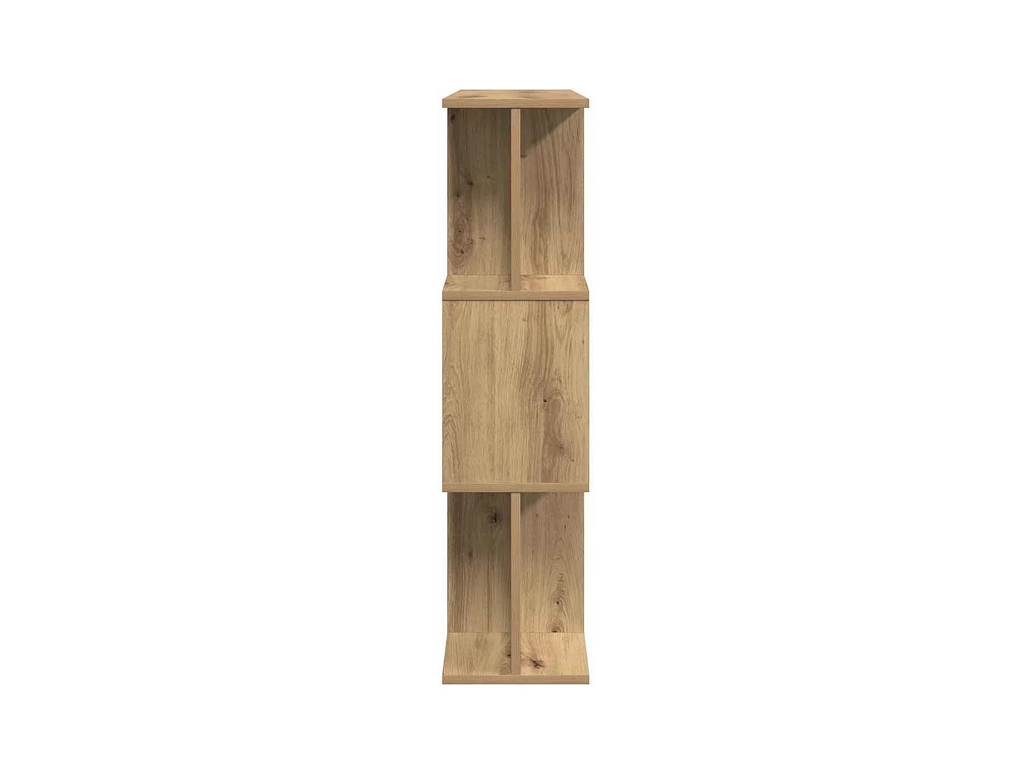 Bibliothèque | Etagère de rangement | Meuble de rangement chêne artisanal 80x24x96 cm bois d'ingénierie