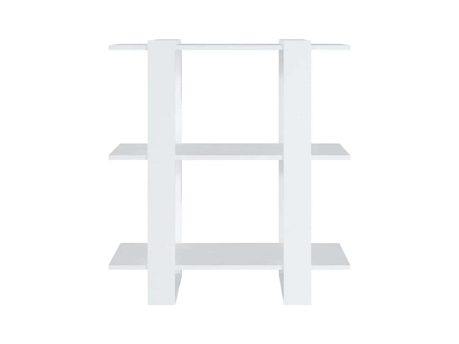 Libreria | Scaffale | Mobile di stoccaggio Divisorio Bianco 80x30x87 cm