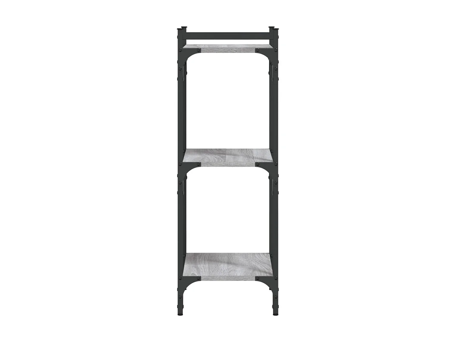 Libreria | Scaffale | Mobile di stoccaggio a 3 Ripiani Grigio Sonoma 40x30x86cm Legno Multistrato