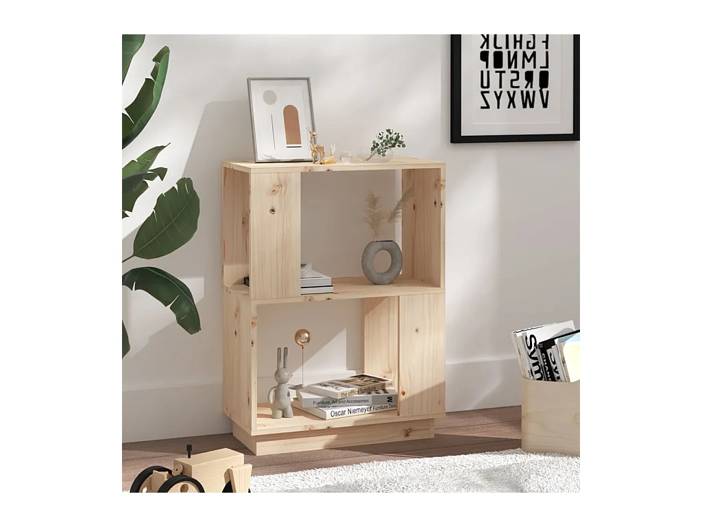 Bibliothèque | Etagère de rangement | Meuble de rangement 51x25x70 cm Bois de pin solide