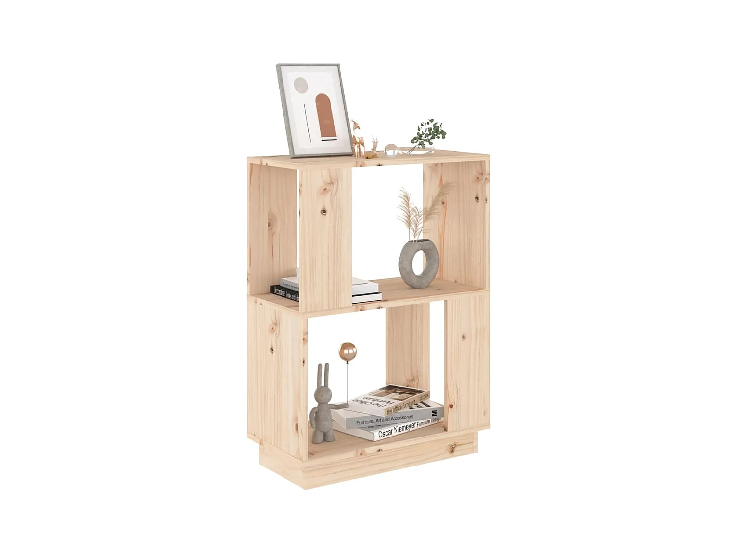 Bibliothèque | Etagère de rangement | Meuble de rangement 51x25x70 cm Bois de pin solide