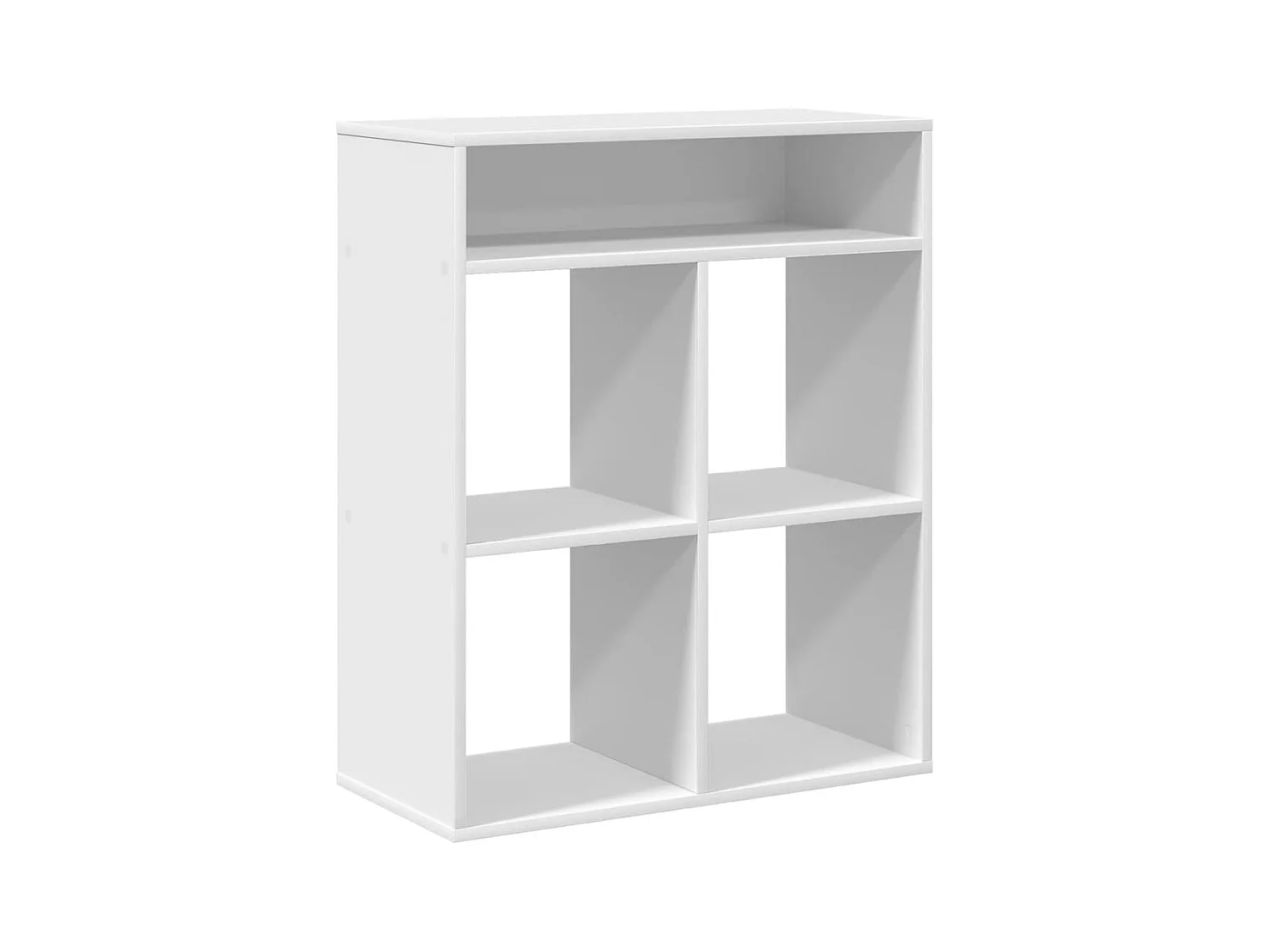 Libreria | Scaffale | Mobile di stoccaggio Bianca 66x31x80 cm in Legno Multistrato