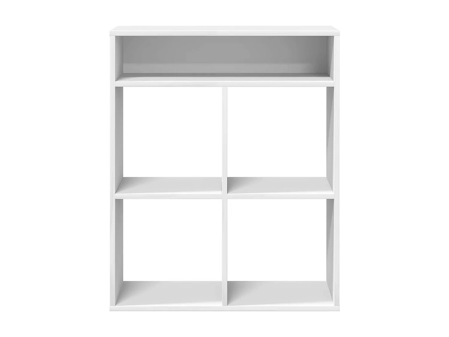 Bibliothèque | Etagère de rangement | Meuble de rangement blanc 66x31x80 cm bois d'ingénierie