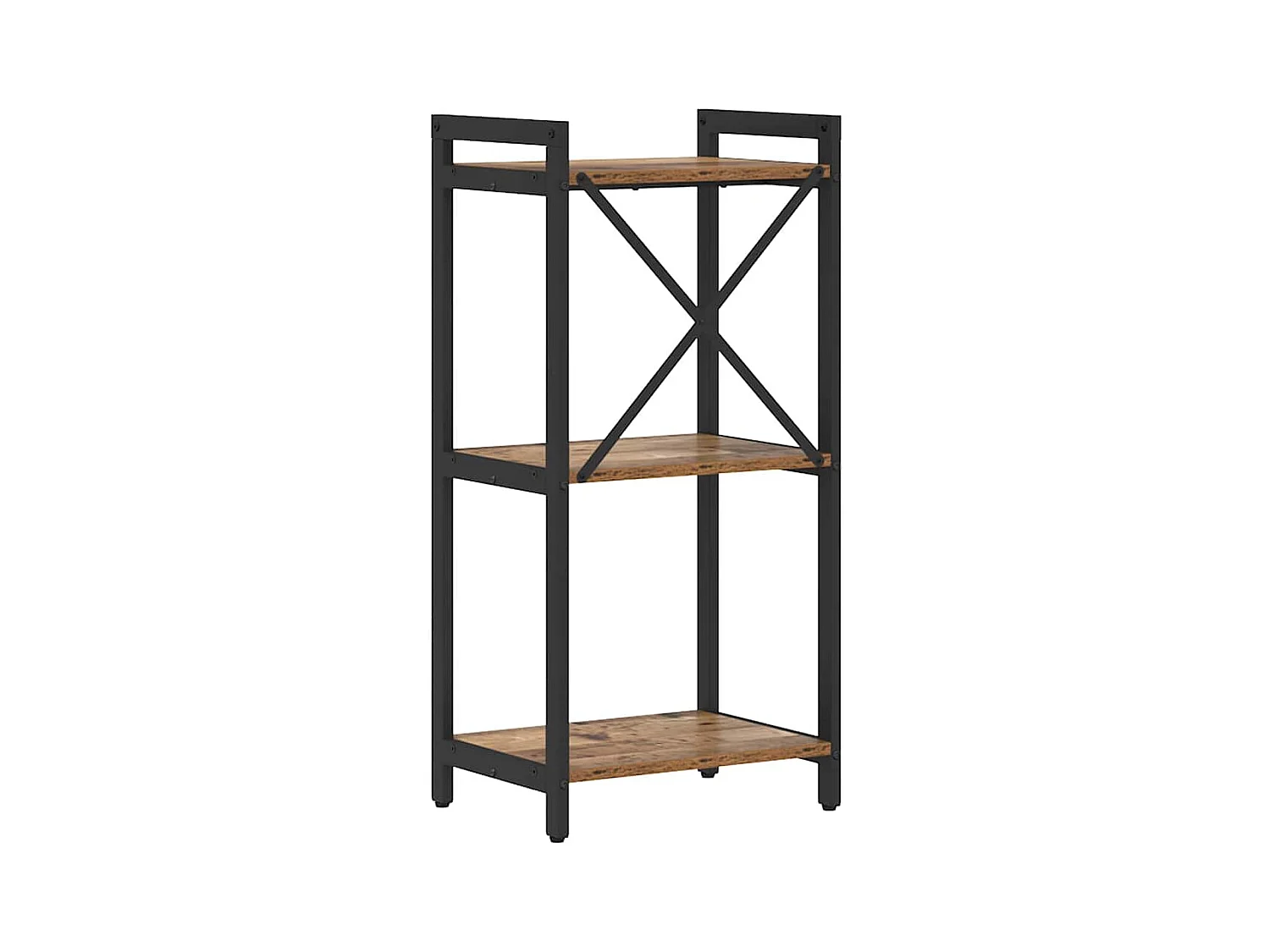Bibliothèque | Etagère de rangement | Meuble de rangement Bois ancien 40 x 30 x 83 cm Bois d'ingénierie
