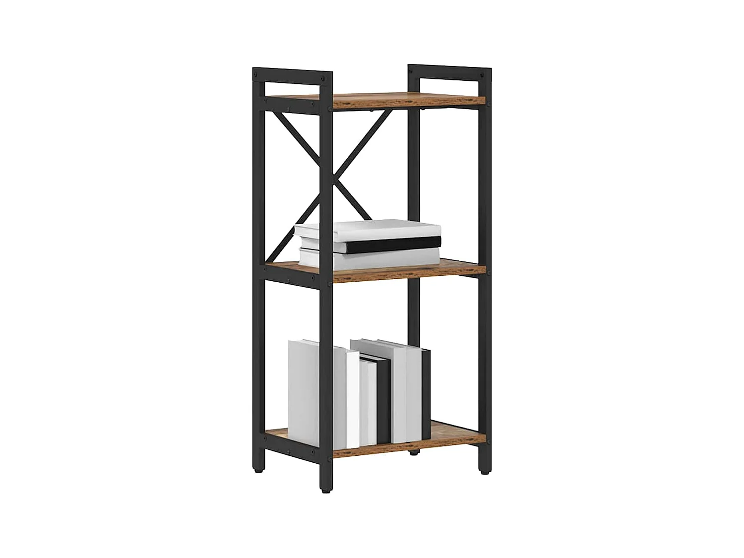 Bibliothèque | Etagère de rangement | Meuble de rangement Bois ancien 40 x 30 x 83 cm Bois d'ingénierie