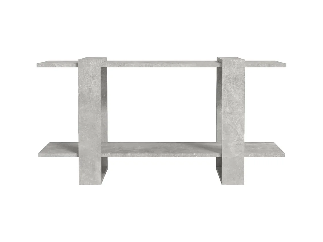 Bibliothèque | Etagère de rangement | Meuble de rangement Gris béton 100x30x51 cm bois d'ingénierie