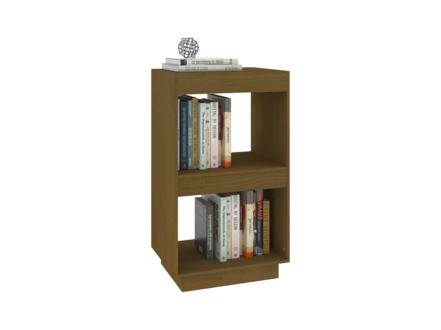 Bibliothèque | Etagère de rangement | Meuble de rangement Marron miel 40x35x71 cm Bois de pin massif