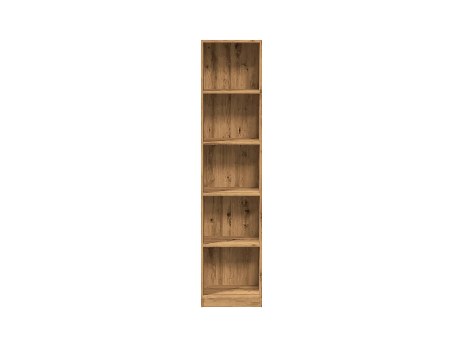 Bibliothèque | Etagère de rangement | Meuble de rangement chêne artisanal 40x24x176 cm bois d'ingénierie