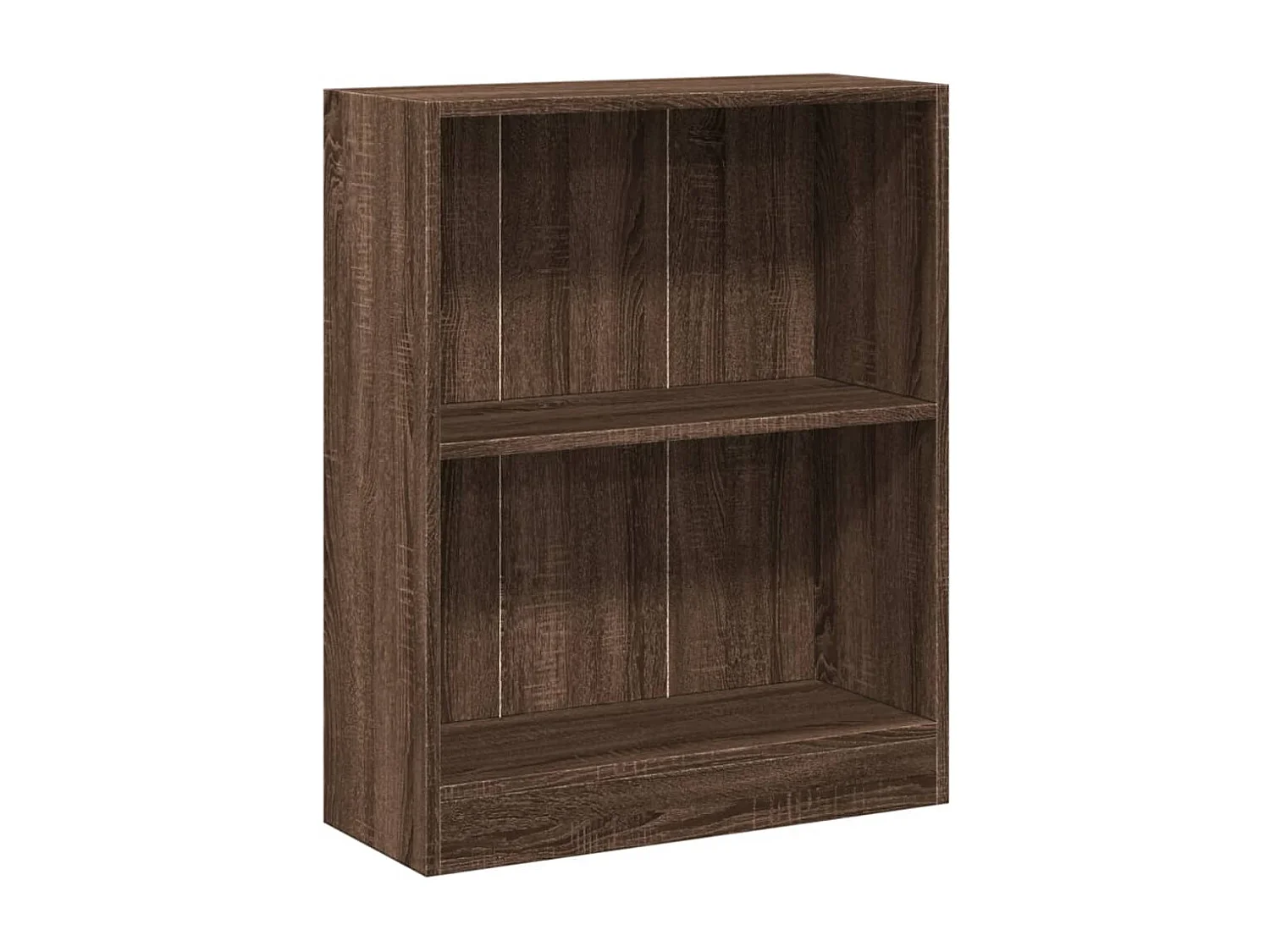 Bibliothèque | Etagère de rangement | Meuble de rangement Chêne marron 60x24x76 cm Bois d'ingénierie