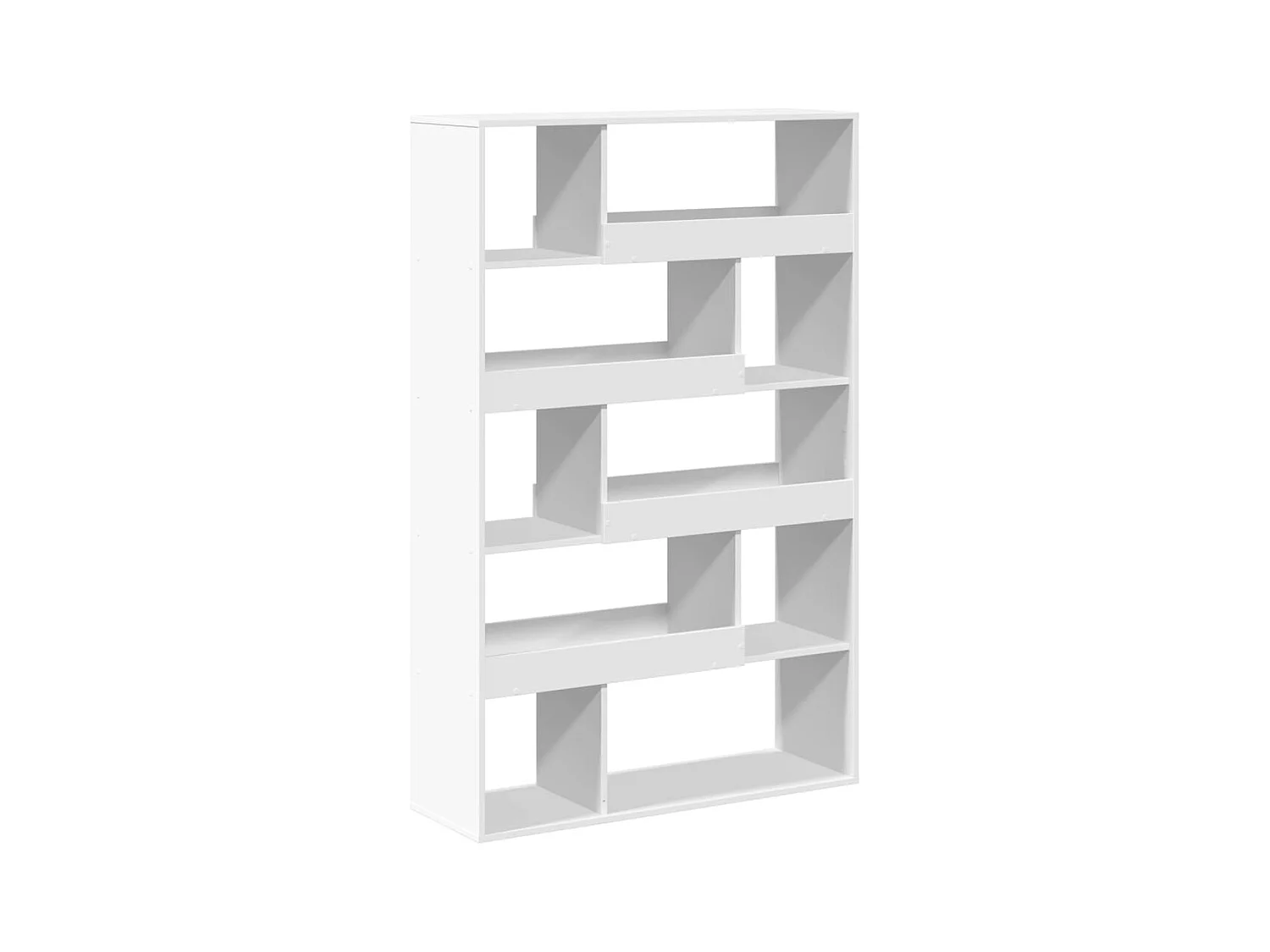 Bibliothèque | Etagère de rangement | Meuble de rangement blanc 100x33x156,5 cm bois d'ingénierie