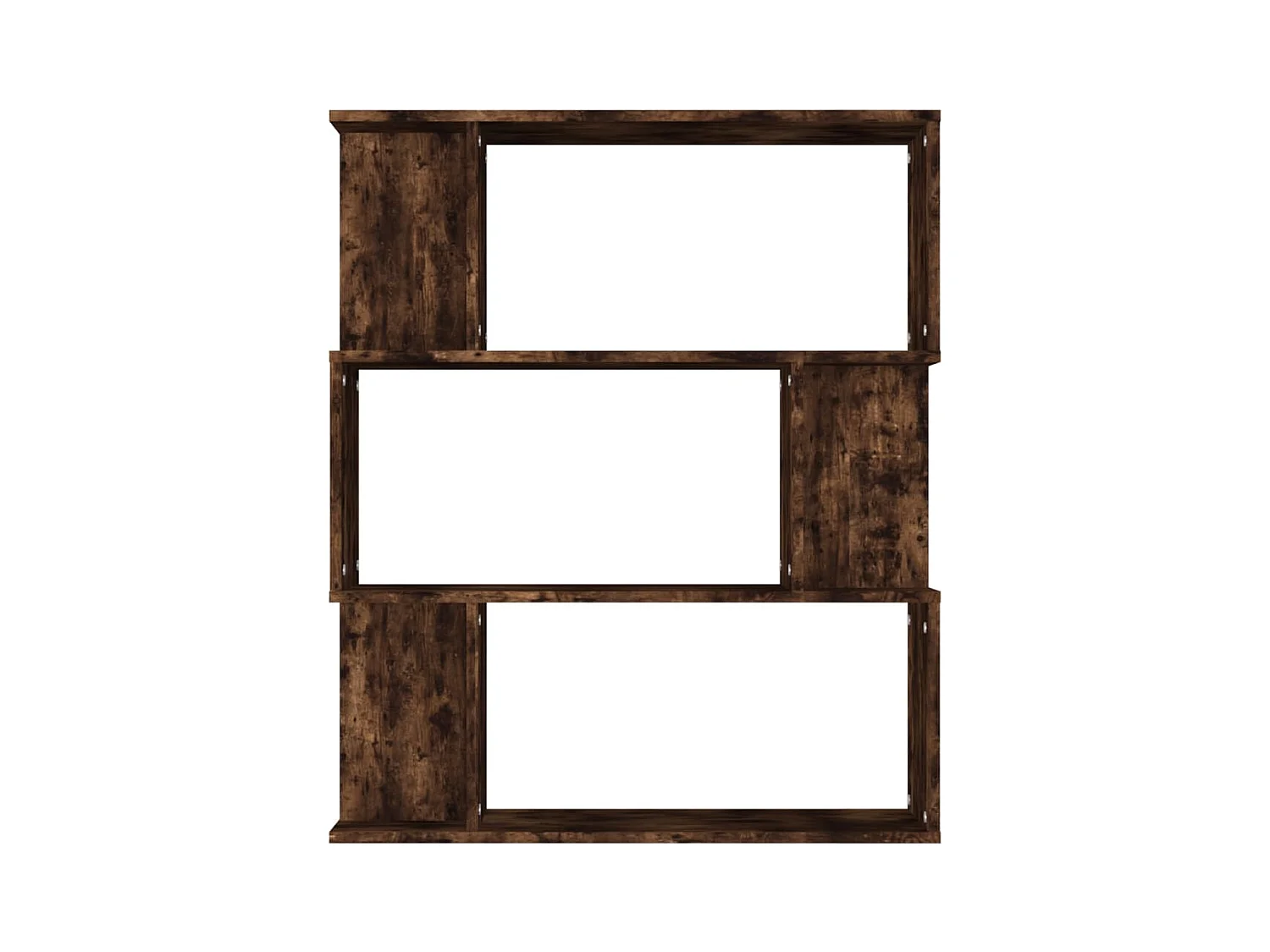 Bibliothèque | Etagère de rangement | Meuble de rangement Chêne fumé 80x24x96 cm Bois d'ingénierie