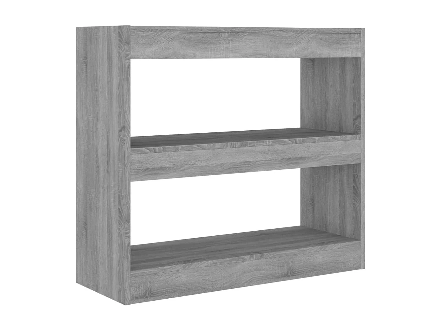 Bibliothèque | Etagère de rangement | Meuble de rangement sonoma gris 80x30x72 cm