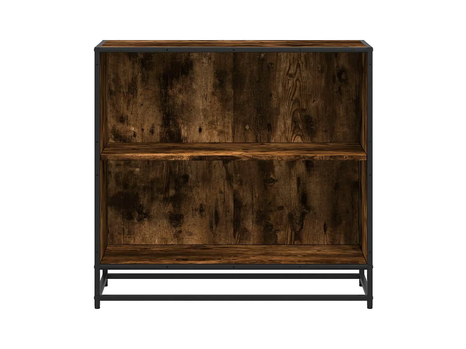 Bibliothèque | Etagère de rangement | Meuble de rangement chêne fumé 80,5x35x76 cm bois d'ingénierie