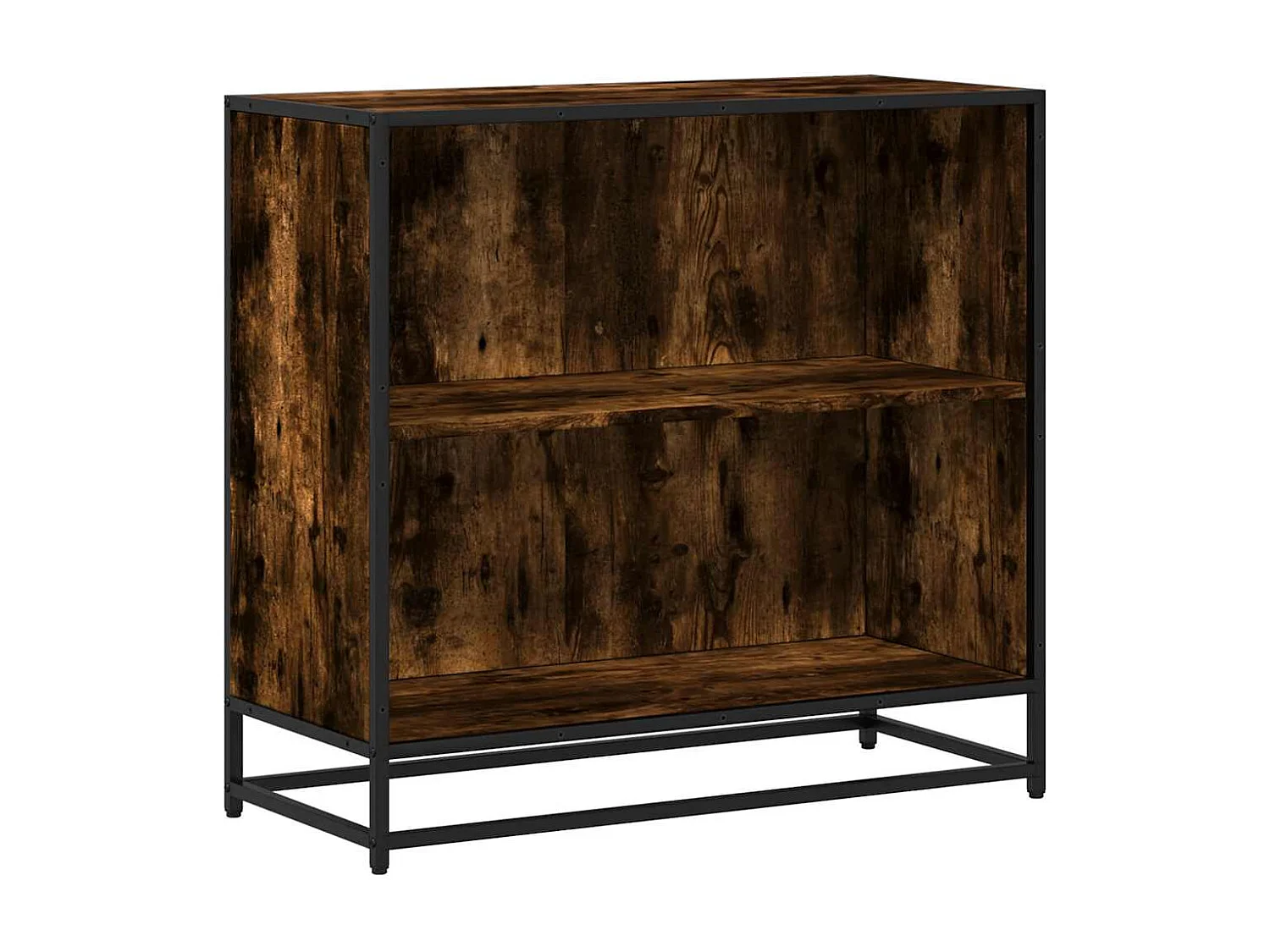 Libreria | Scaffale | Mobile di stoccaggio Rovere Fumo 80,5x35x76 cm in Legno Multistrato