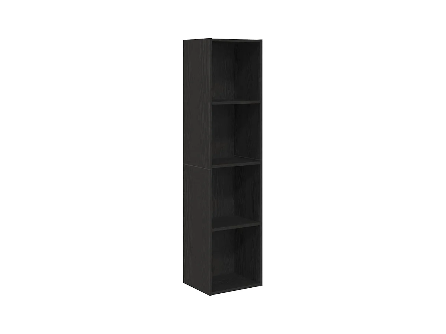 Bibliothèque | Armoire de Télé Chêne Noir 36x30x143 cm