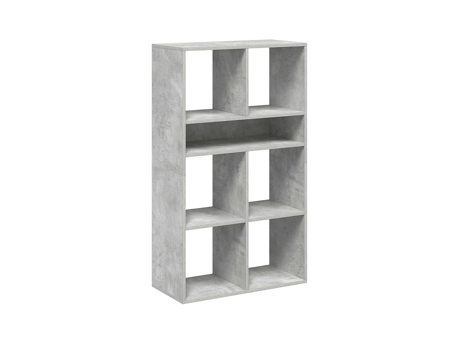 Bibliothèque | Etagère de rangement | Meuble de rangement gris béton 66x31x112 cm bois d'ingénierie