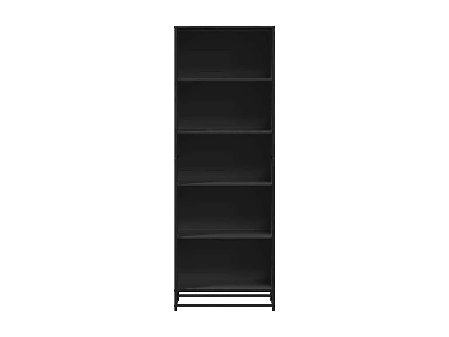 Libreria | Scaffale | Mobile di stoccaggio Nera 60x35x170,5 cm in Truciolato