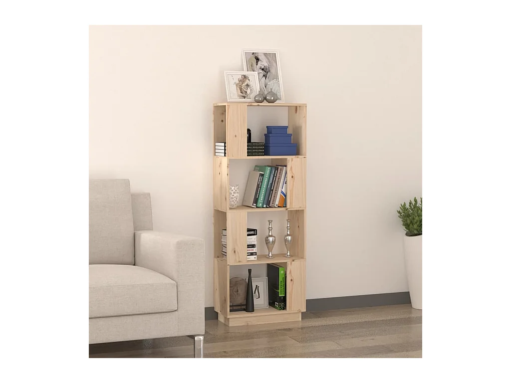 Bibliothèque | Etagère de rangement | Meuble de rangement 51x25x132 cm Pin solide